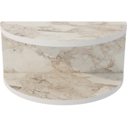 Decorotika Bella Single Shelf Ephesus Floating Bedside Table - Grey - Wilko - thumbnail 4