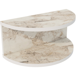 Decorotika Bella Single Shelf Ephesus Floating Bedside Table - Grey - Wilko - thumbnail 3
