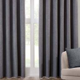 Dusk Eyelet Curtain Charcoal 168cm 183cm - Divante - Wilko - thumbnail 7
