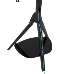 AVF Hoxton Sound Single Shelf Black Freestanding Tripod TV Unit - AVF Group Ltd - Wilko - thumbnail 5