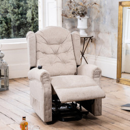 Artemis Home Crawley Beige Massage and Heat Electric Lift Assist Recliner Chair - Size: Single - Cream - Wilko - thumbnail 3