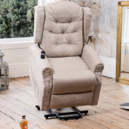 Artemis Home Crawley Beige Massage and Heat Electric Lift Assist Recliner Chair - Size: Single - Cream - Wilko - thumbnail 5
