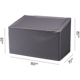 Platinum AeroCover Waterproof Garden Bench Cover 85 x 160 x 75cm - Size: 85 x 75 x 75cm - Grey - Wilko - thumbnail 7