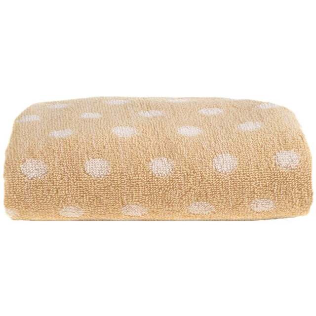 Allure Bath Fashions Stone Polka Dot Hand Towel - Size: 50 x 90cm - Cream - Wilko - image 1