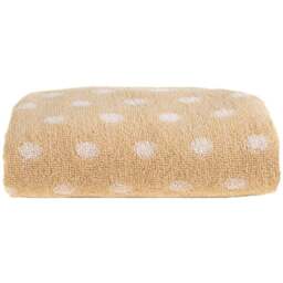 Allure Bath Fashions Stone Polka Dot Hand Towel - Size: 50 x 90cm - Cream - Wilko