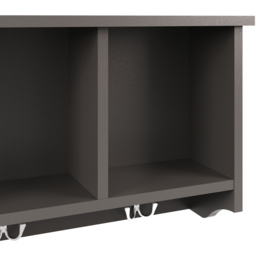 GFW Kempton Grey Wall Mounted Storage Shelves - Size: 17 x 92 x 34cm - Wilko - thumbnail 6