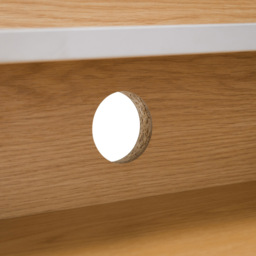 Julian Bowen Palmer Single Shelf Desk Oak Effect - Size: 89 x 120 x 62cm - White - Wilko - thumbnail 7