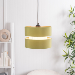 ValueLights Sophia 2-Tier Olive Green and White Small Ceiling Light Shade 2 Pack - Size: 19 x 26 x 26cm - Wilko - thumbnail 6