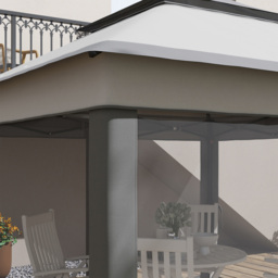 Outsunny 3 x 3m Grey Pop Up Gazebo with Net and Carry Bag - Wilko - thumbnail 4