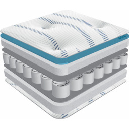 Sareer Matrah Small Single Gel pocket Mattress - White - Wilko - thumbnail 5