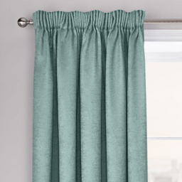 Velosso Westwood Duck Egg Tape Top Curtains 168 x 223cm - Size: W 168 x D 223cm - Blue - Wilko - thumbnail 3