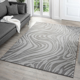 Desire Rugs Vellure Anthracite Metallic Sheen Marble Design Rug 120 x 170cm - Size: 170 x 120 x 1.1cm - Grey - Wilko - thumbnail 6