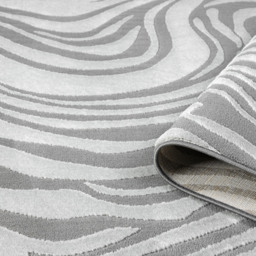Desire Rugs Vellure Anthracite Metallic Sheen Marble Design Rug 120 x 170cm - Size: 170 x 120 x 1.1cm - Grey - Wilko - thumbnail 5