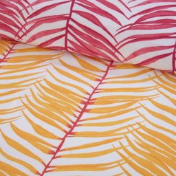 Rapport Home Single Tropical Trails Polyester Reversible Duvet Cover Set - Yellow - Wilko - thumbnail 4