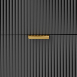 Portland 4 Drawer Black Chest of Drawers - Wilko - thumbnail 5