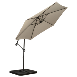 Royalcraft Ivory Cantilever Overhanging Parasol 3m - Cream - Wilko - thumbnail 5