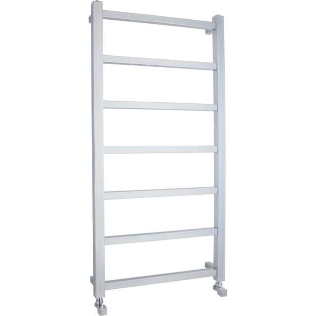 nuie Eton Chrome Heated Towel Rail 1200 x 600mm - Size: 12 x 6 x 0.4cm - Silver - Wilko - image 1