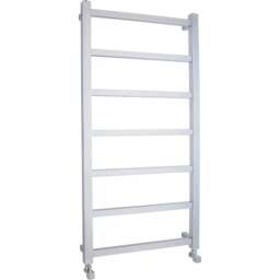 nuie Eton Chrome Heated Towel Rail 1200 x 600mm - Size: 12 x 6 x 0.4cm - Silver - Wilko