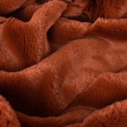 Paoletti Empress Rust Faux Fur Throw 130 x 180cm - Size: 180 x 130cm - Brown - Wilko - thumbnail 5