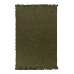 Yard Ulsmere Lichen Boucle Fringed Throw 130 x 180cm - Size: 180 x 130cm - Brown - Yard Living - Wilko - thumbnail 5