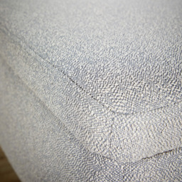Home Source Oasis Grey Boucle Storage Ottoman with Metal Legs - Size: 44 x 110 x 42cm - Wilko - thumbnail 4