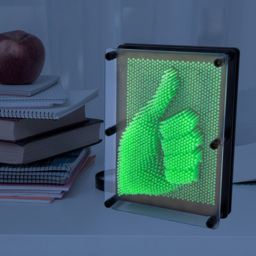 Global Gizmos Glow In the Dark Pin Art - Size: 18.5 x 6.5 x 13.5cm - Green - Wilko - thumbnail 3