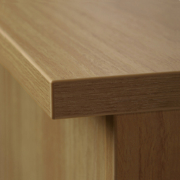 R White Cabinets Corner Computer Desk Brown - Size: 72.8 x 94 x 54cm - Wilko - thumbnail 4