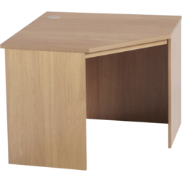 R White Cabinets Corner Computer Desk Brown - Size: 72.8 x 94 x 54cm - Wilko - thumbnail 3