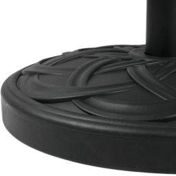 Living and Home Spiral Cross Effect Heavy Duty Round Umbrella Base 25kg - Size: 35 x 45 x 45cm - Black - Wilko - thumbnail 4