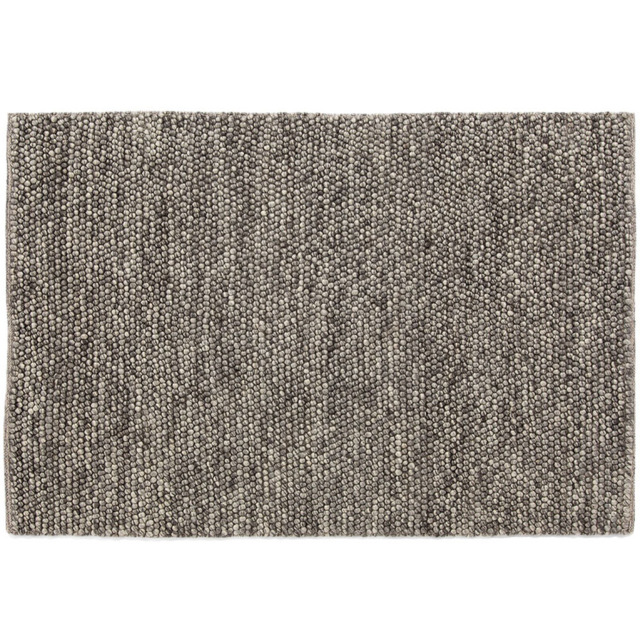 Esselle Home Delilah Grey Mottled Wool Pebble Rug 160 x 230cm - Size: 230 x 160 x 1.9cm - Wilko - image 1