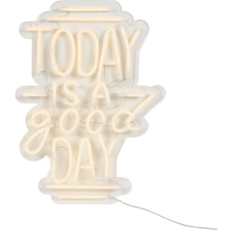 Today Is A Good Day Neon Sign - White - Wilko - thumbnail 6
