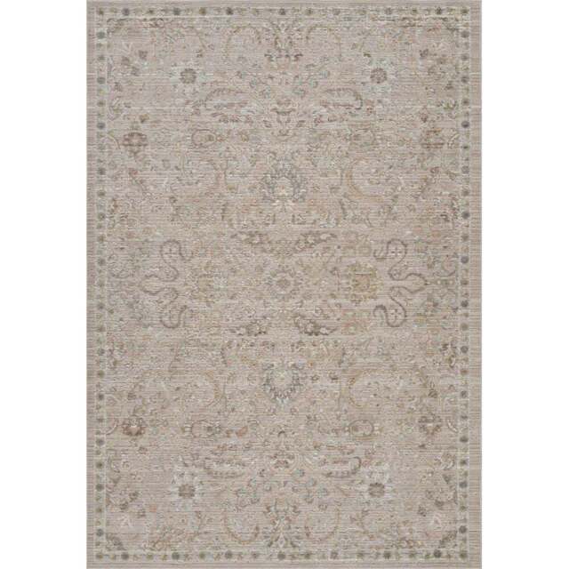 Desire Rugs Maia Beige Floral Non Slip Rug 120 x 180cm - Cream - Wilko - image 1
