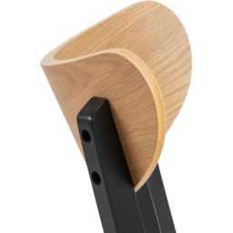 Florence Roxby Set of 2 Black and Oak Dining Chairs - Furniture To Go - Wilko - thumbnail 6
