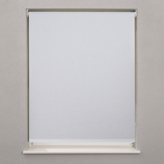 Textured Blackout Roller Blind White 90cm - Size: W 90 x D 160cm - Wilko - image 1