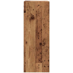 vidaXL 3 Open Shelf Old Wood Hanging Wall Cabinet - Size: 90 x 69.5 x 32.5cm - Brown - Wilko - thumbnail 6