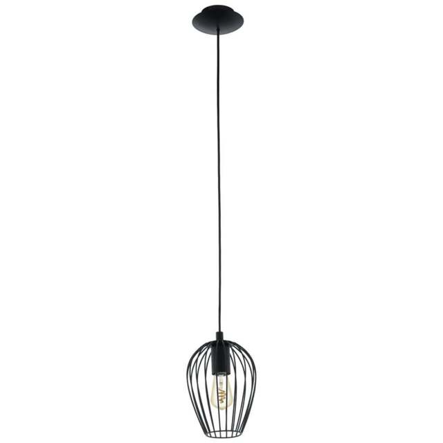 EGLO Newtown Black Pendant Light - Size: 16.0 x 16.0 x 110.0cm - Wilko - image 1