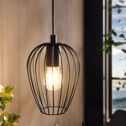 EGLO Newtown Black Pendant Light - Size: 16.0 x 16.0 x 110.0cm - Wilko - thumbnail 3