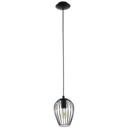 EGLO Newtown Black Pendant Light - Size: 16.0 x 16.0 x 110.0cm - Wilko