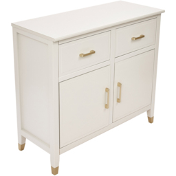 Palazzi 2 Doors 2 Drawers White Sideboard - Size: 40 x 95 x  85cm - Wilko - thumbnail 5