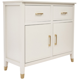 Palazzi 2 Doors 2 Drawers White Sideboard - Size: 40 x 95 x  85cm - Wilko - thumbnail 3