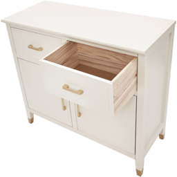 Palazzi 2 Doors 2 Drawers White Sideboard - Size: 40 x 95 x  85cm - Wilko - thumbnail 7