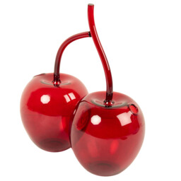 Cherry Oranament Bud Vase - Red - Size: 19 x 20 x 9.5 cm - Wilko - thumbnail 3