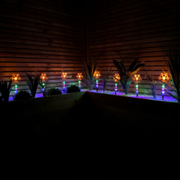 Samuel Alexander Snowflake Multicoloured LED Christmas Path Light 8 Pack - Size: 35 x 12 x 12cm - Wilko - thumbnail 7