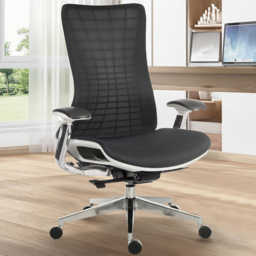 Teknik Office Quantum Mesh Chair White - Size: 46 x 51 x 54cm - Wilko - thumbnail 1
