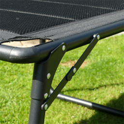 Lifestyle Navarra Granada Lounger - Black - Wilko - thumbnail 4