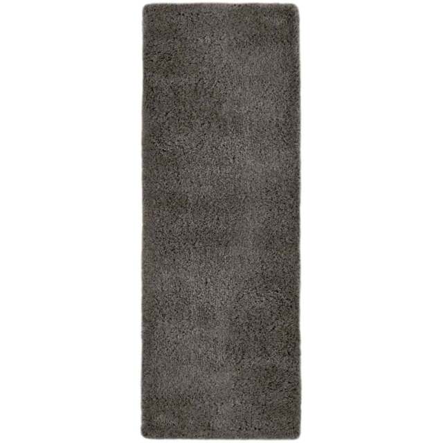 Homemaker Charcoal Snug Plain Shaggy Rug 60 x 110cm - Grey - Wilko - image 1