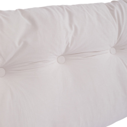 Living and Home White Chenille Wedge Headboard Pillow with Side Pocket 180 x 50cm - Size: 50 x 180 x 20cm - Wilko - thumbnail 7
