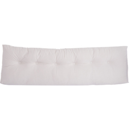Living and Home White Chenille Wedge Headboard Pillow with Side Pocket 180 x 50cm - Size: 50 x 180 x 20cm - Wilko - thumbnail 3