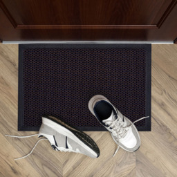 Floortex Doortex Meshmat Metallic Blue and Orange Entrance Mat 40 x 60cm - Size: 60 x 40 x 2cm - Blue / Orange - Wilko - thumbnail 3