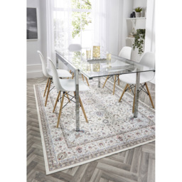Origins My Washable Multicolour Windsor Rug 80 x 150cm - Cream - Origins Rugs - Wilko - thumbnail 3